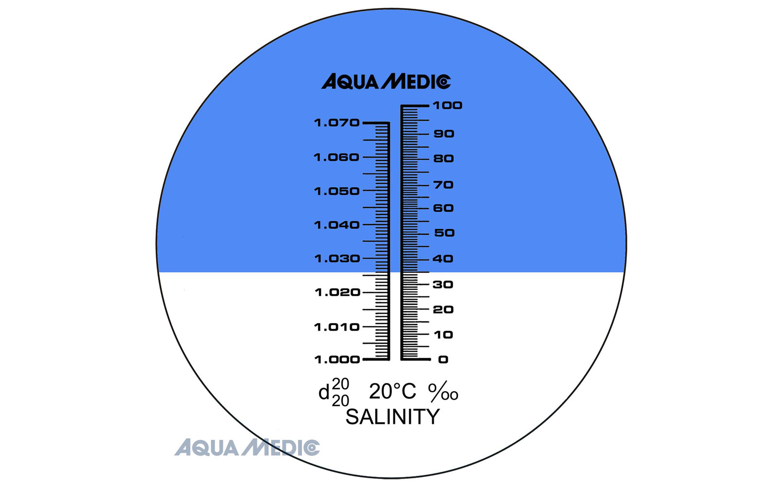 Aqua-Medic Refractometer mit LED-Beleuchtung