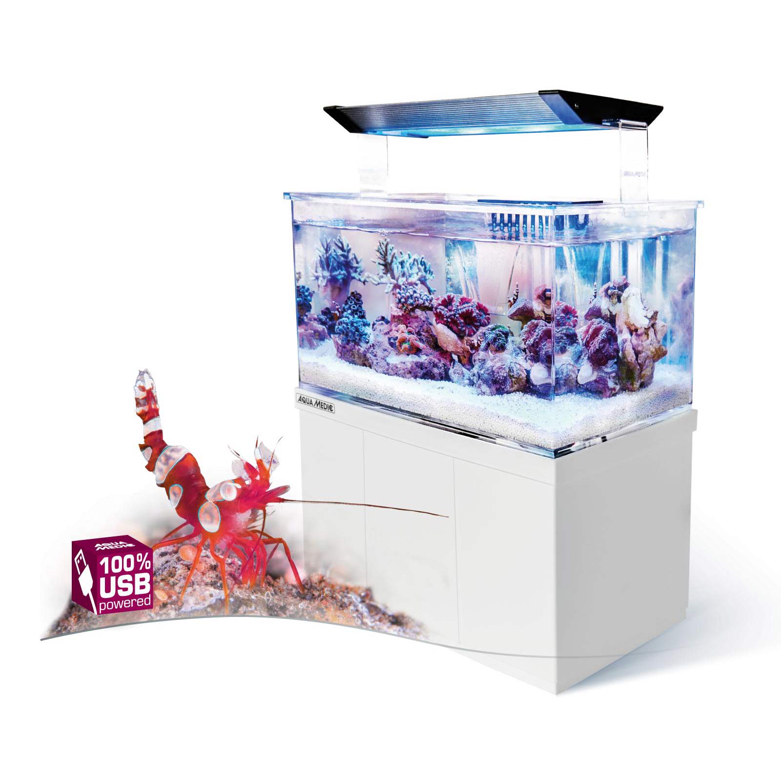 Aqua-Medic Armatus XS | Micro Süss -/ Meerwasser Aquarium 4 L