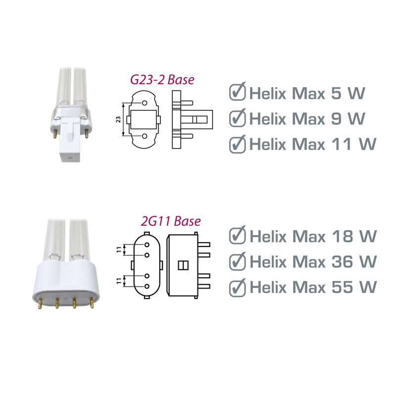 Aqua-Medic Ersatzlampe für Helix Max