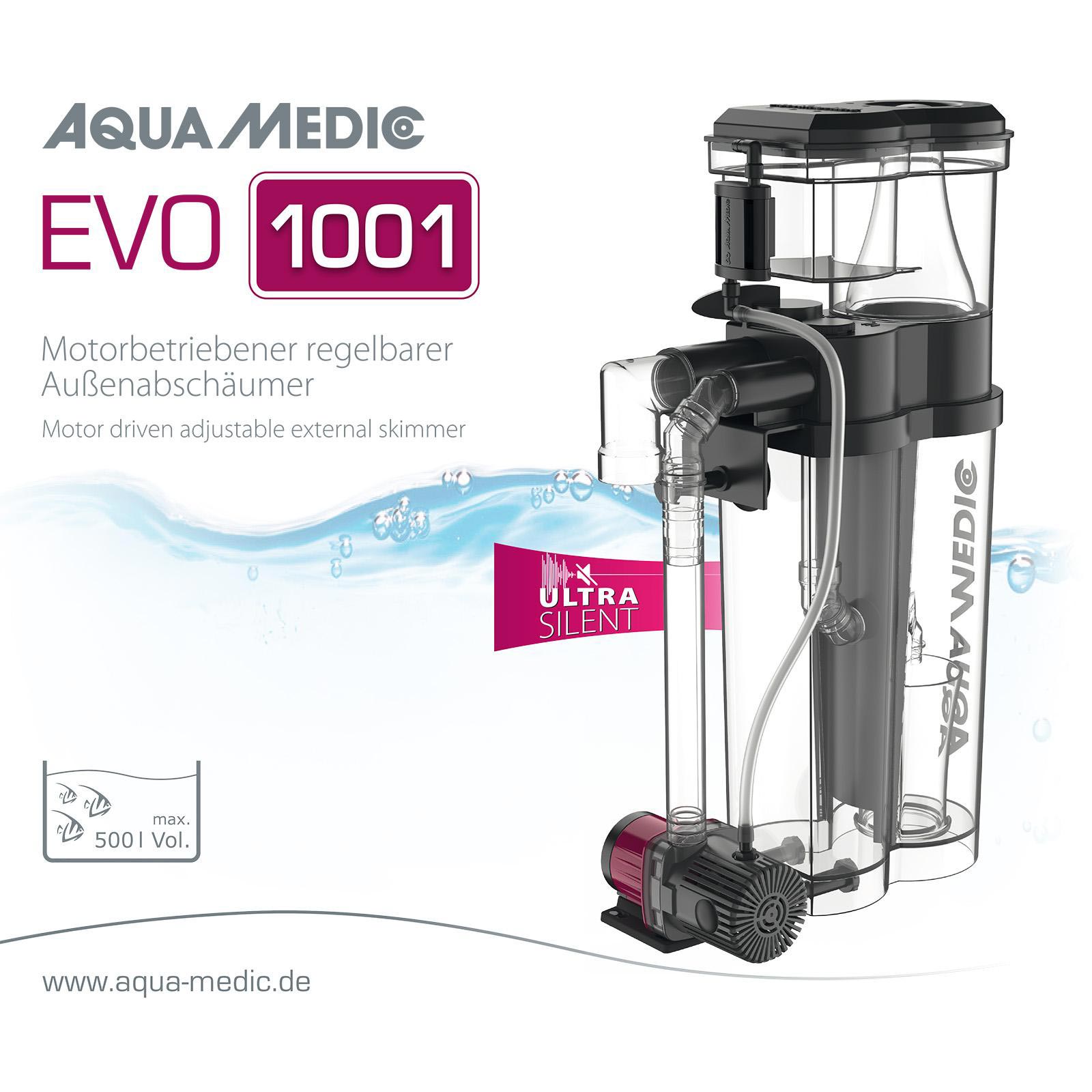 Aqua-Medic EVO 1001 |  Motorbetriebener regelbarer Innenabschäumer bis 500 L