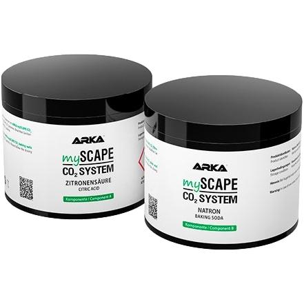 ARKA mySCAPE CO2 System Zitronensäure & Natron Refiller 2x600 g