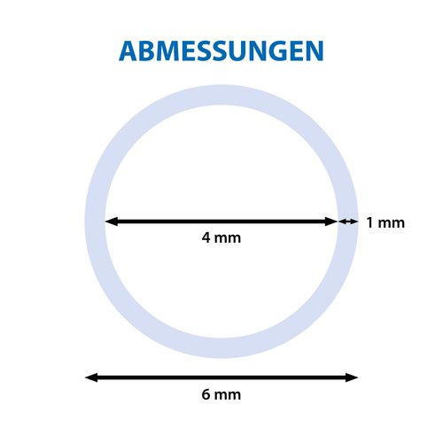 PVC Aquarienschlauch 4/6 mm Grau 10 m