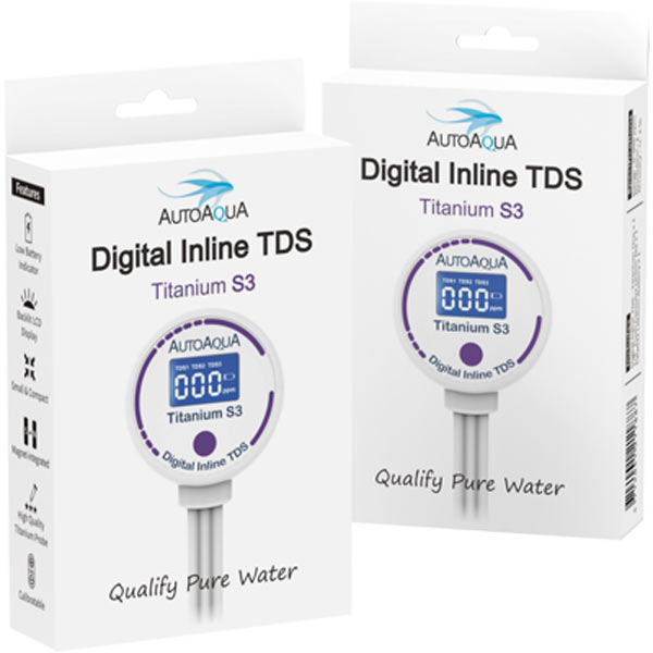 AutoAqua Digital Inline TDS - Titanium S3