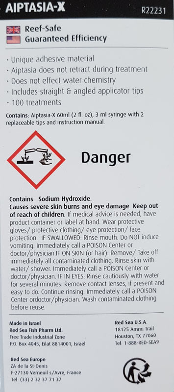 Red Sea Aiptasia-X Glasrosenbekämpfung Refill 500 ml