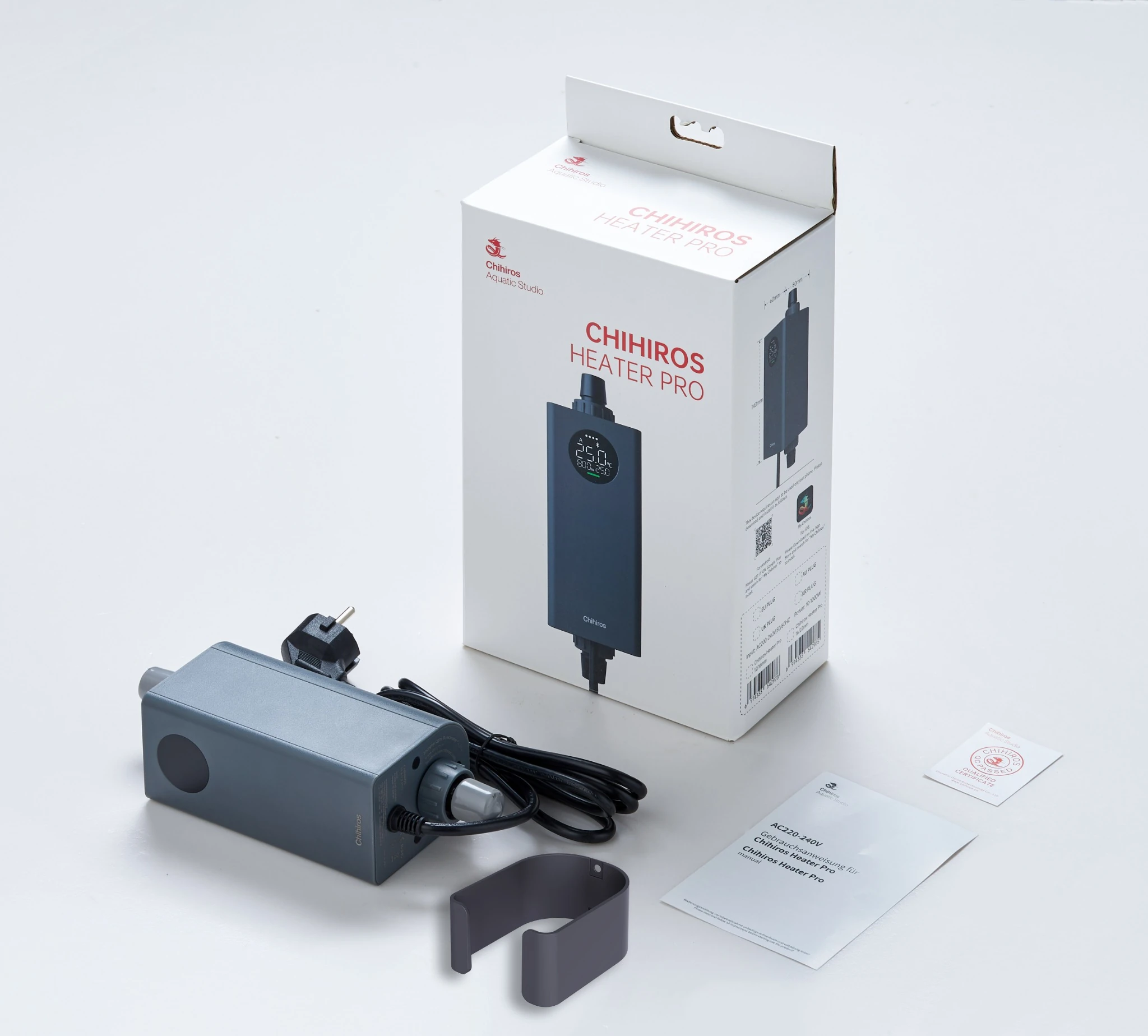 Chihiros Heizer PRO (0–1000 W) – 12/16 mm | Externer Smart-Durchlaufheizer (nur Süsswasser)