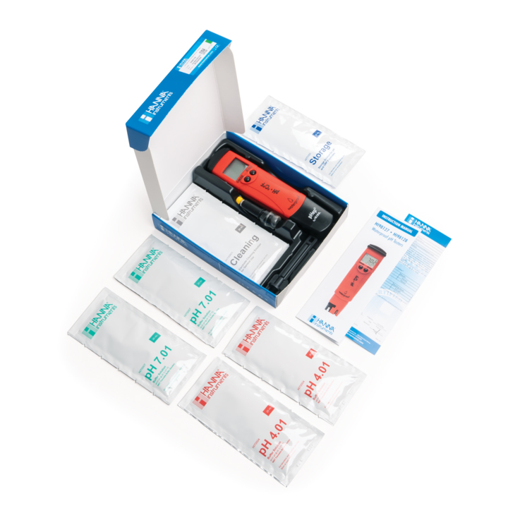Hanna HI98127 pHep®4 pH/°C-Tester (pH 0,1 Auflösung) - wasserfest