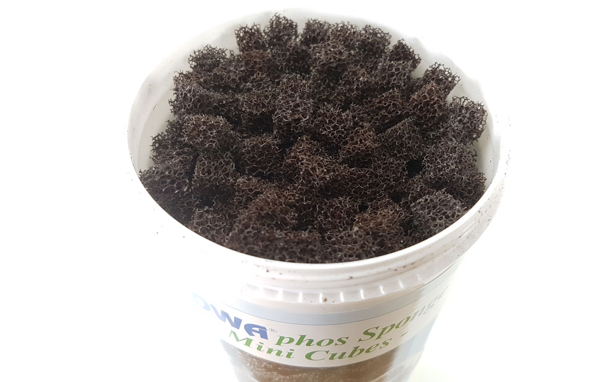 ROWA phos Sponge Mini Cubes 3-in-1 Aktivwürfel 1000 ml