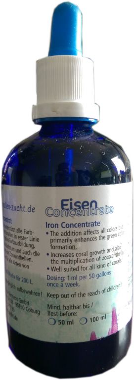 Eisenkonzentrat von Korallenzucht