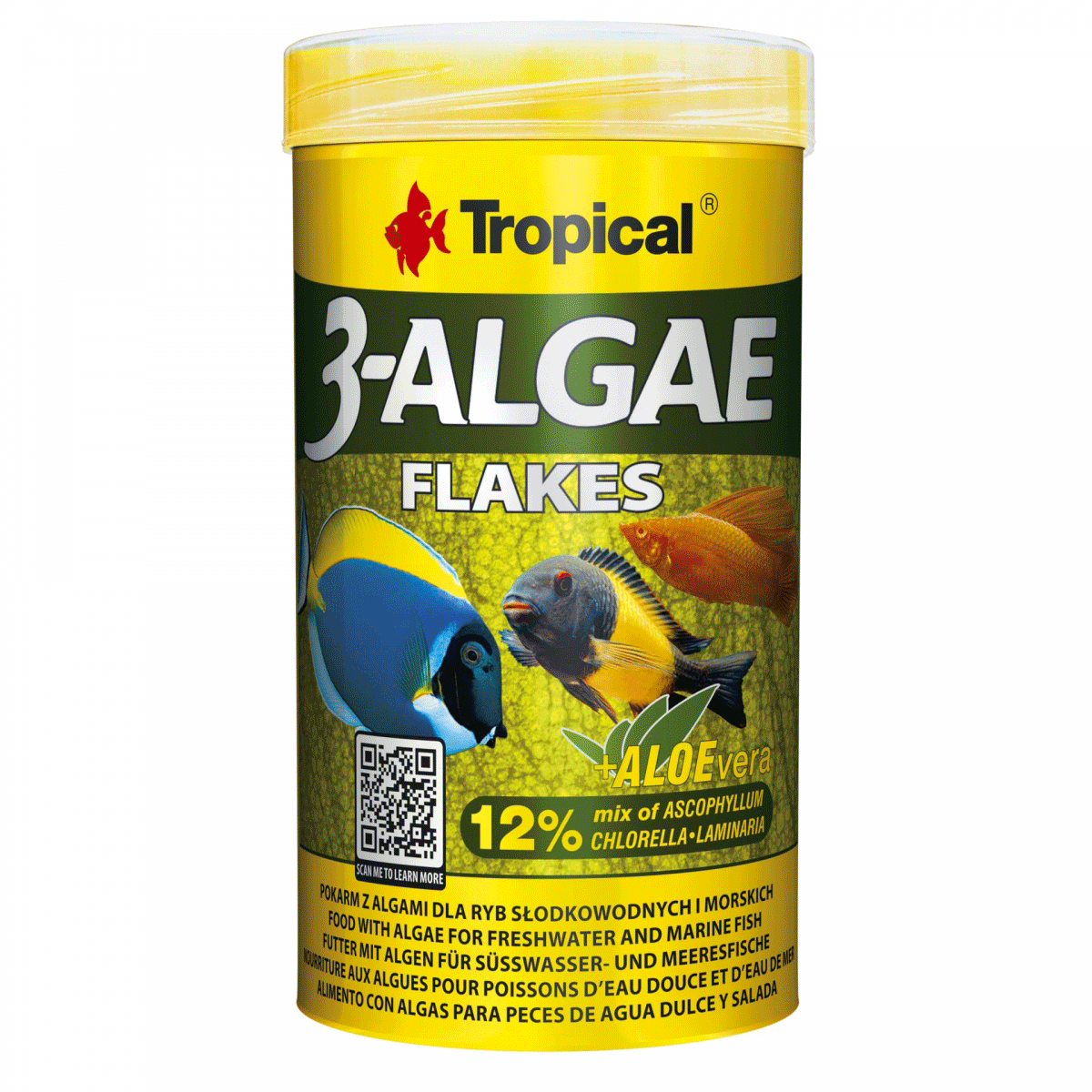 Tropical 3-Algae Flakes 250 ml / 50 g