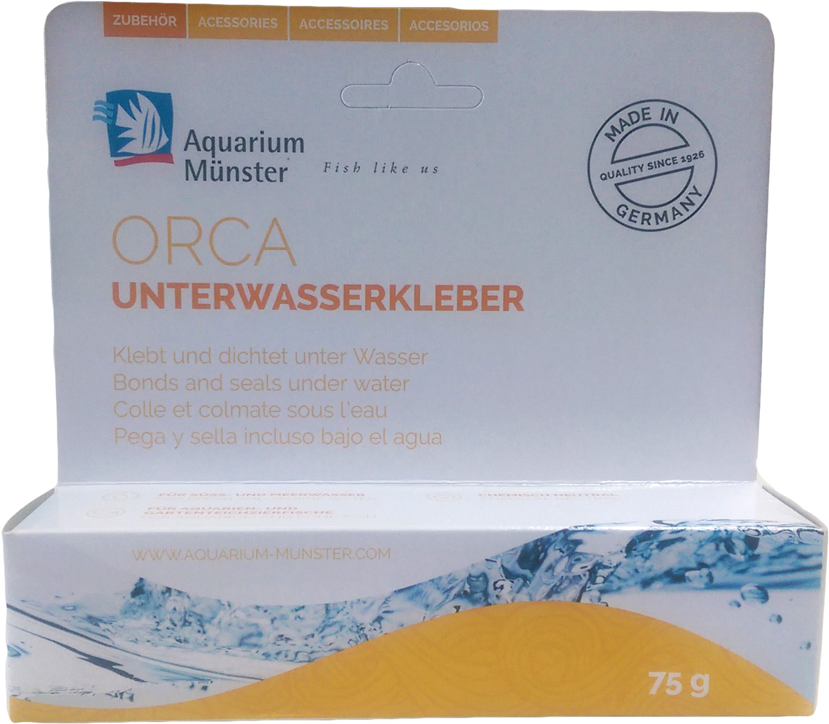 Aquarium Münster Orca Unterwasser-Kleber