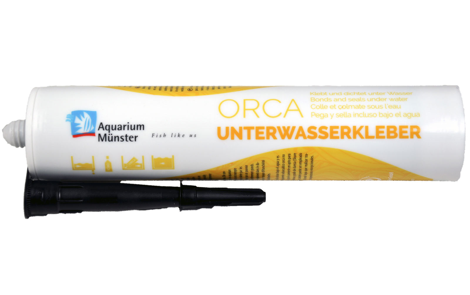 Aquarium Münster Orca Unterwasser-Kleber