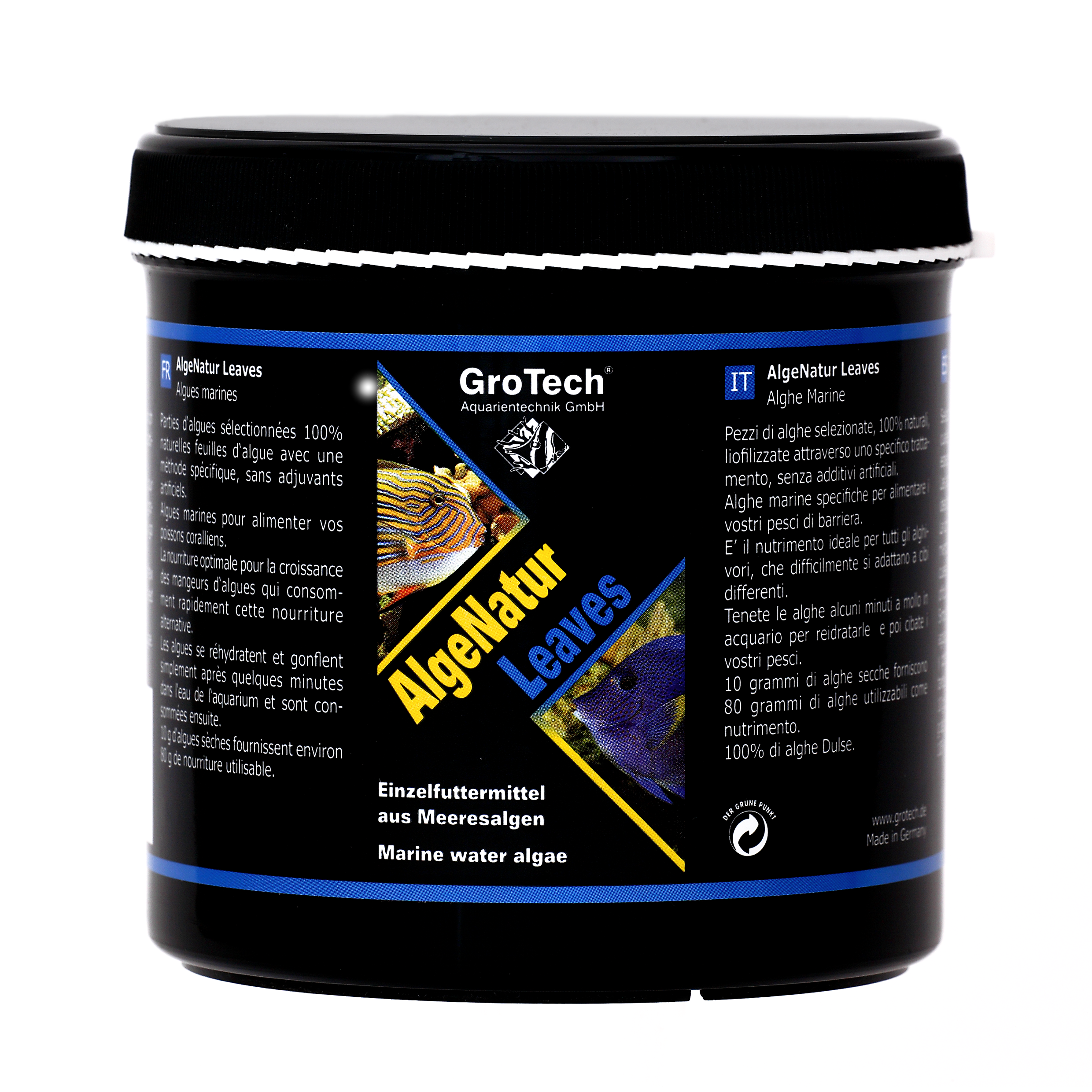 GroTech Futteralgen AlgeNatur Leaves Dulse 100 g + Food Clip