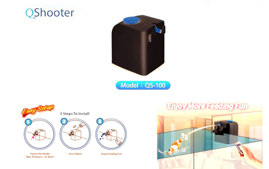 AutoAqua Qshooter Fisch-Futterautomat *Sortimentsbereinigung*