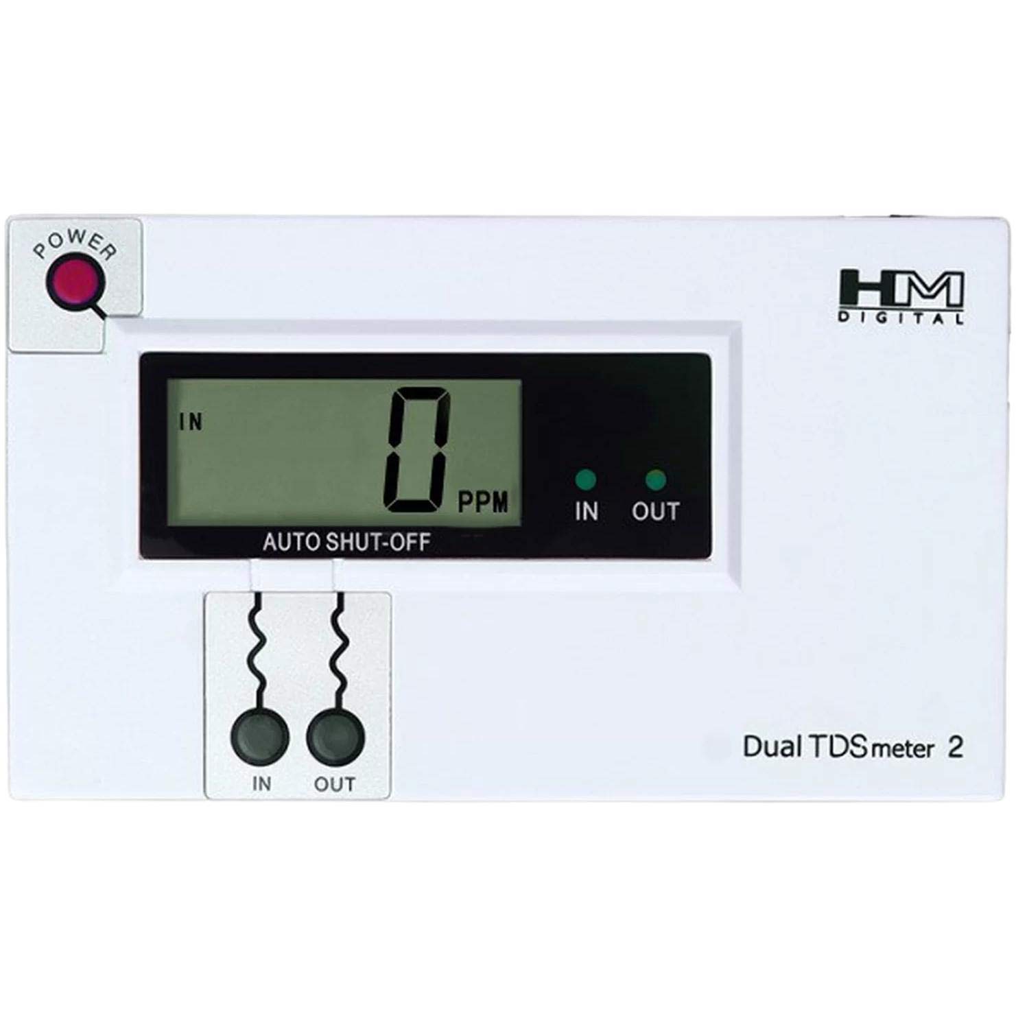 Dual TDS Meter DM-2 Deluxe | Inline Dual Probe TDS Messgerät