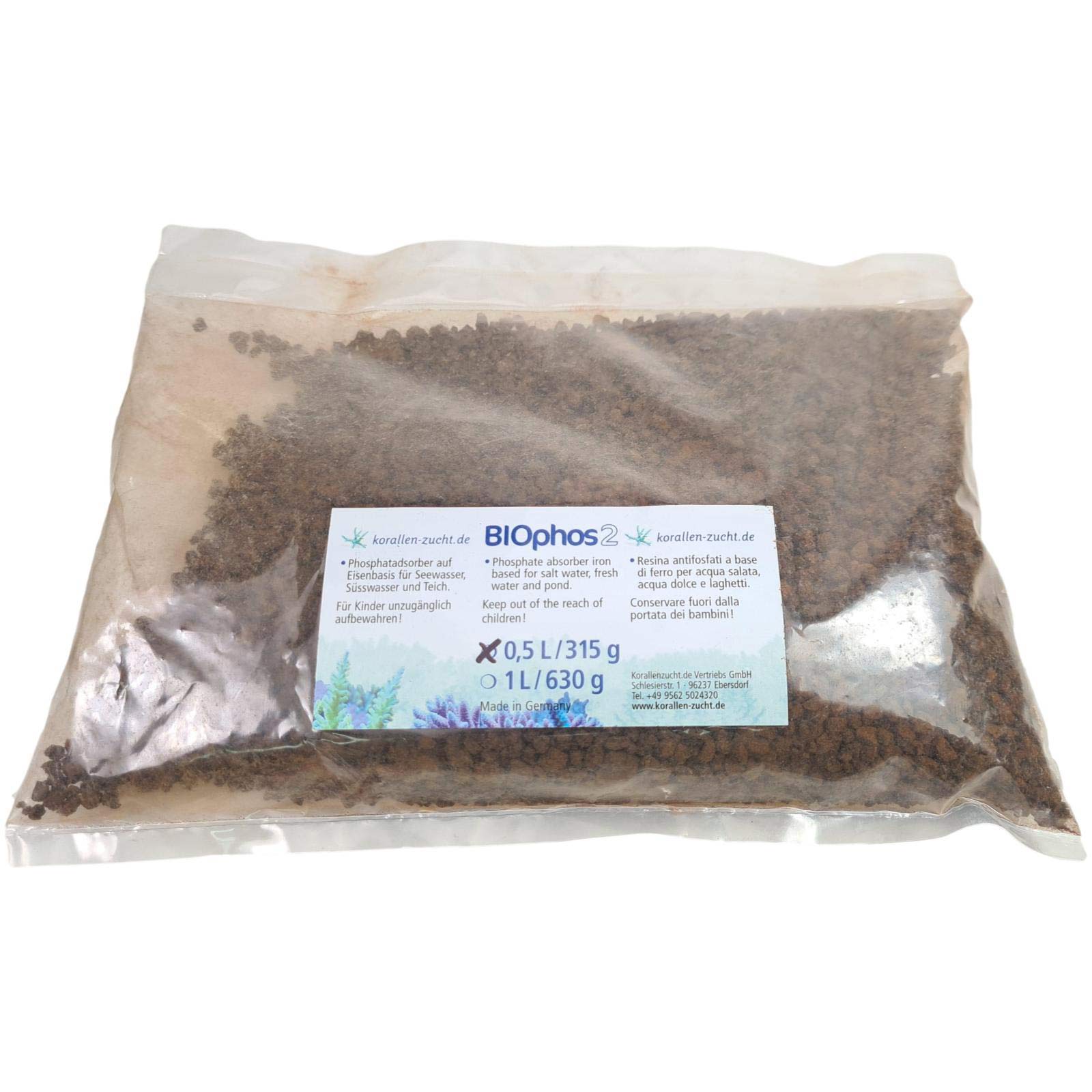 Korallenzucht Phos 2 500 ml / 315 g