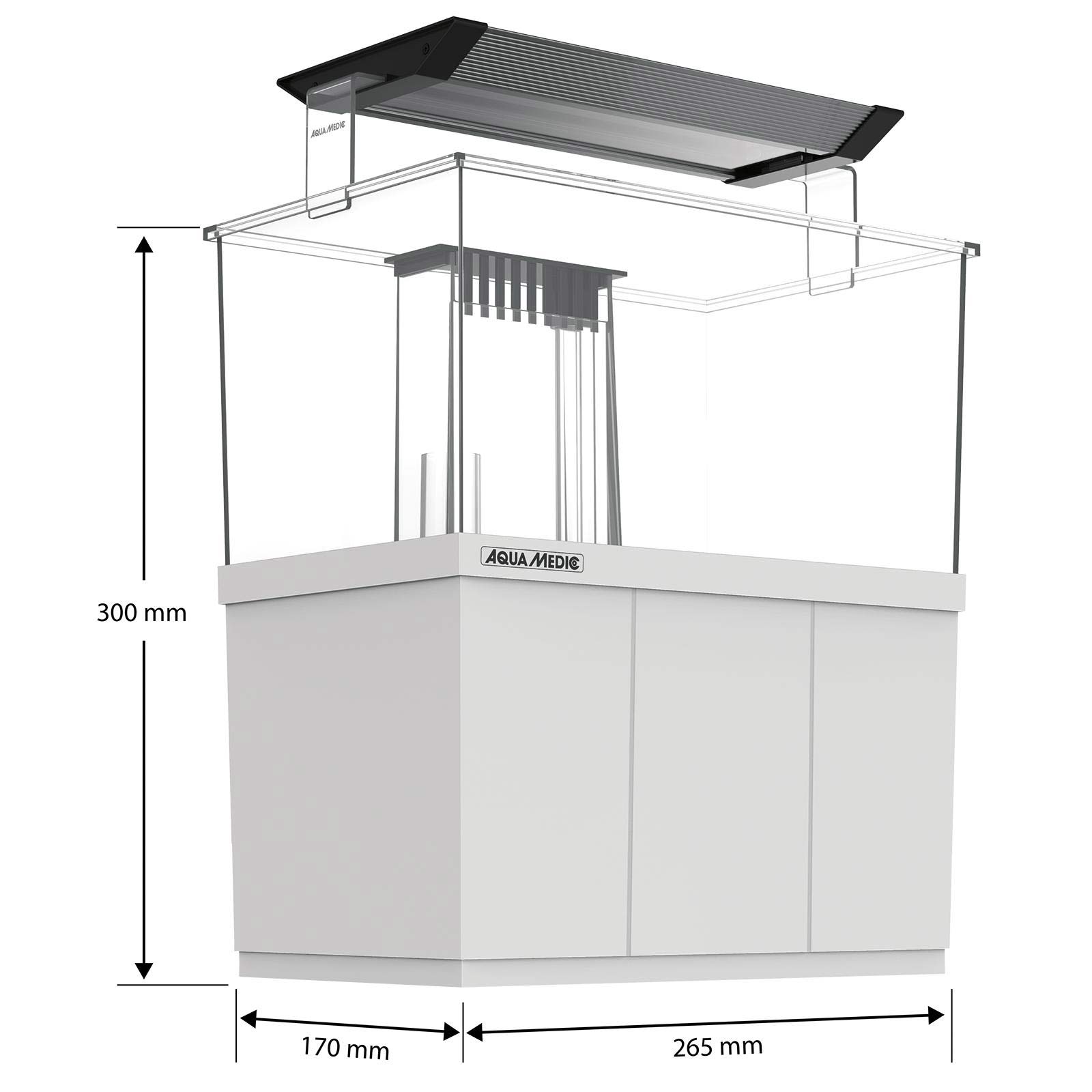 Aqua-Medic Armatus XS | Micro Süss -/ Meerwasser Aquarium 4 L