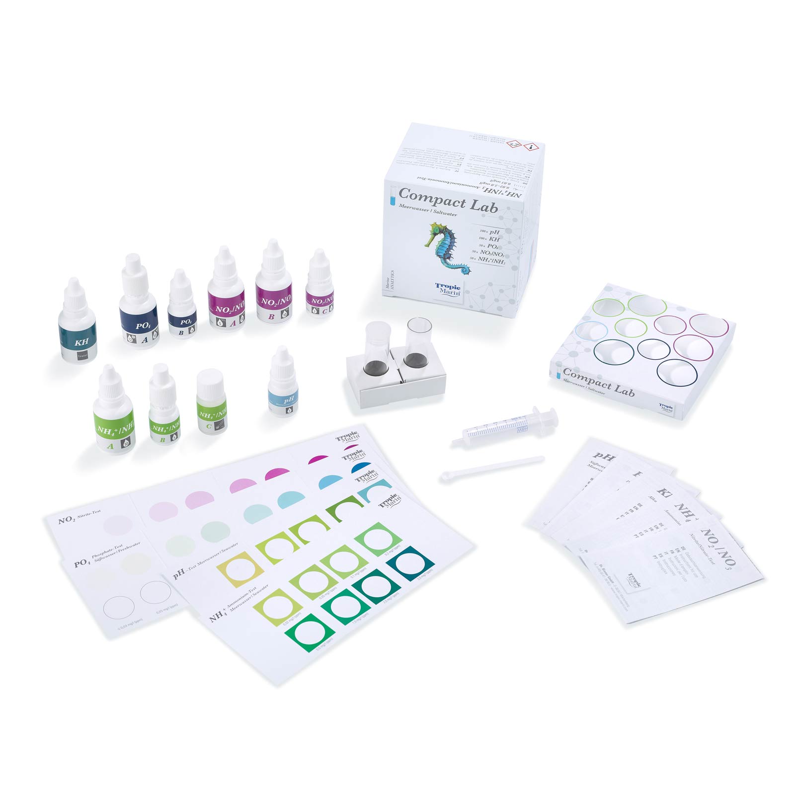 Tropic Marin Compact Lab Test Set für Meerwasser