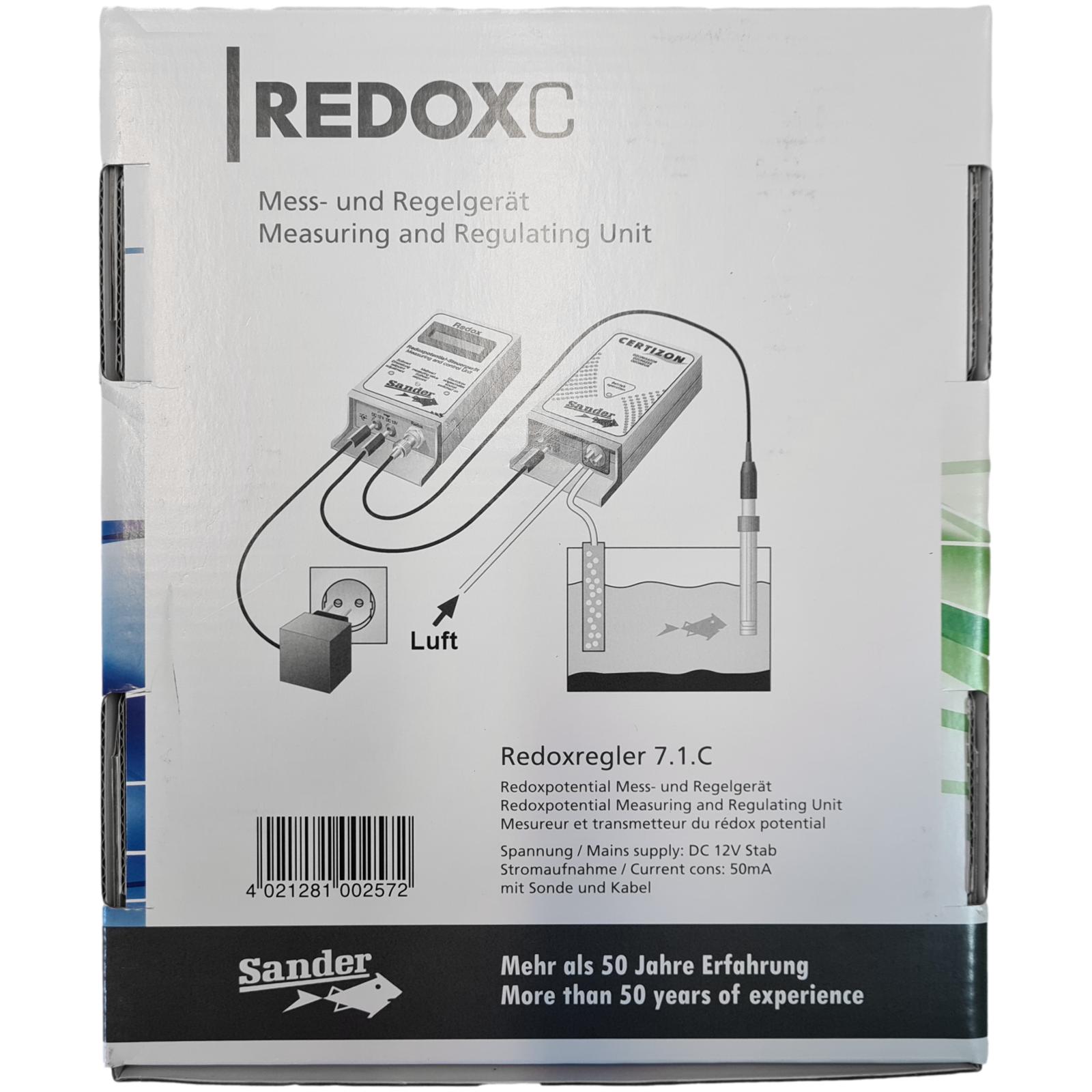 Sander Redoxmess- und Regelgerät 7.1.C für Sander Ozonisatoren des Typs C, P, S, XT