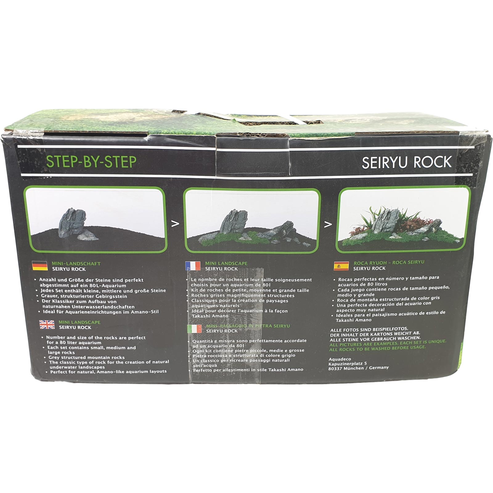 Aquadeco Mini-Landschaft Set Seiryu Rock für 80 L Aquarium