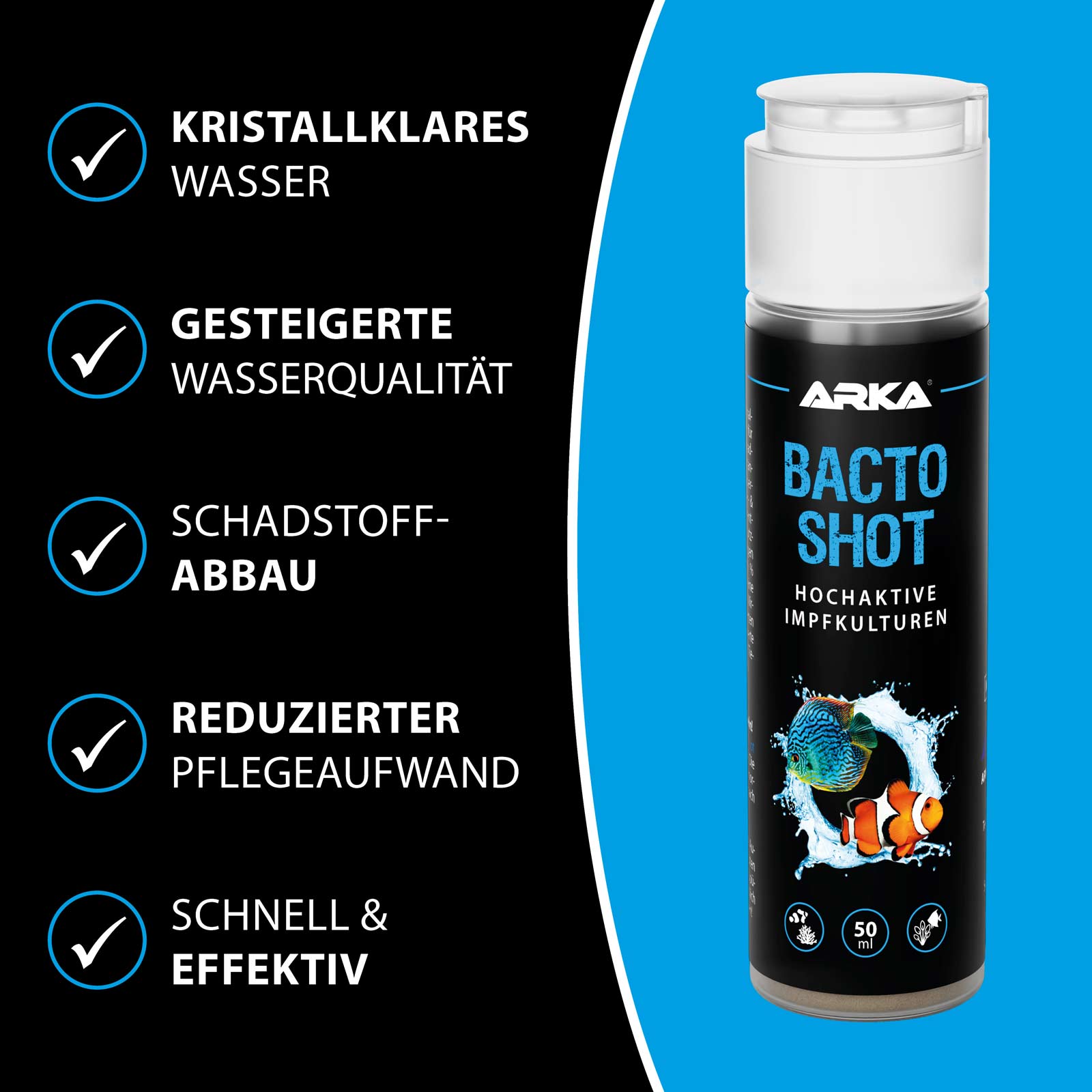 ARKA BACTO-SHOT 50 ml | HOCHAKTIVE IMPFKULTUREN