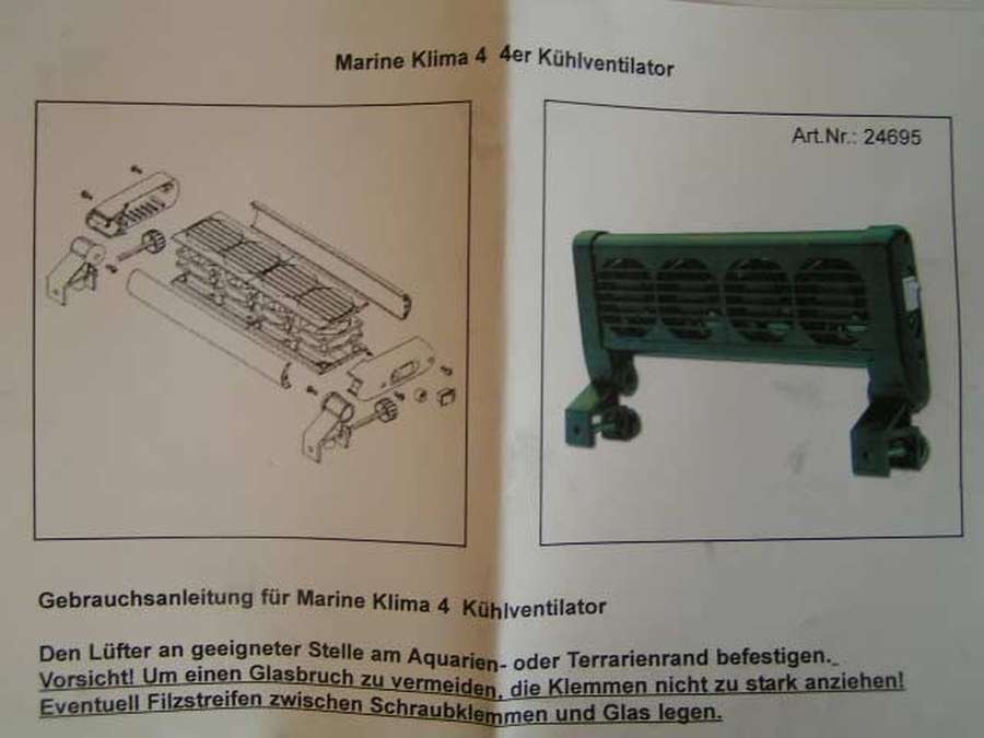 Marine Klima 6 Lüfterbatterie *B-Ware*