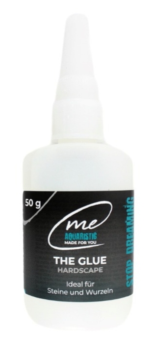 Me Aquaristik The Glue Sekundenkleber dünnflüssig 50 g – Pflanzenkleber für Aquascaping