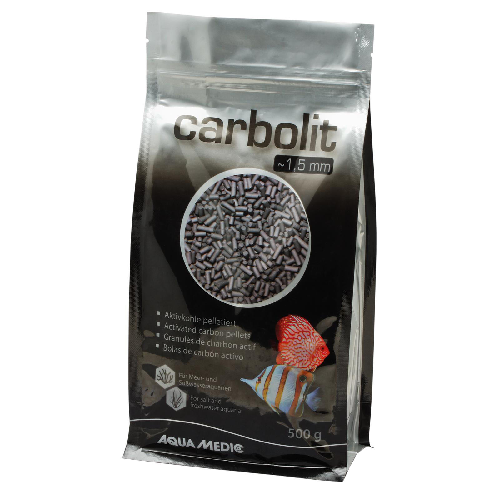 Aqua Medic Carbolit 1,5 mm Aktivkohle für Meerwasser- und Süßwasseraquarien