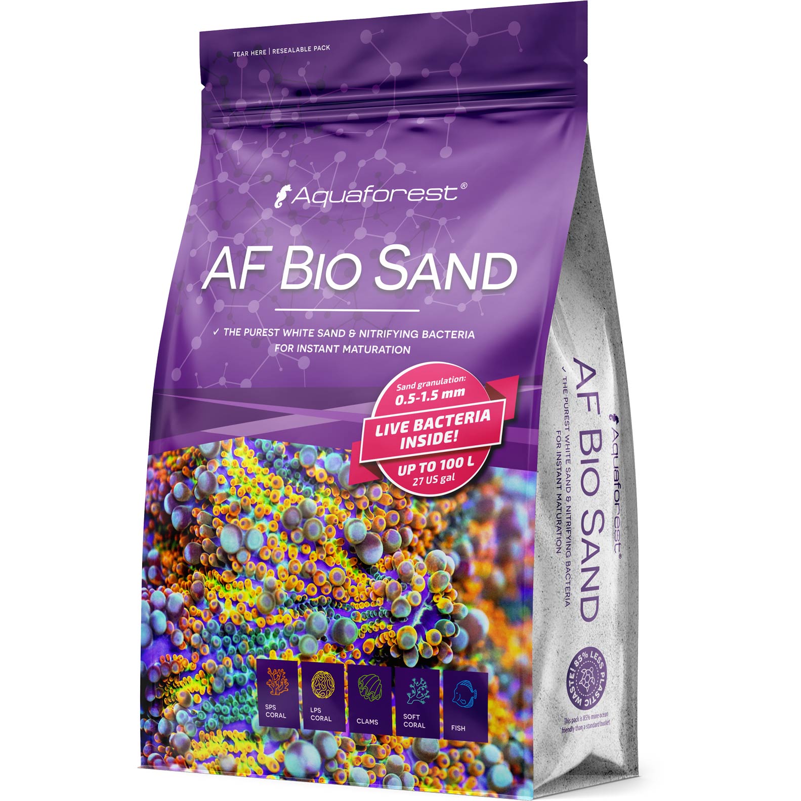 Aquaforest AF Sand 10 kg 0,5 - 1,5 mm - Beutel