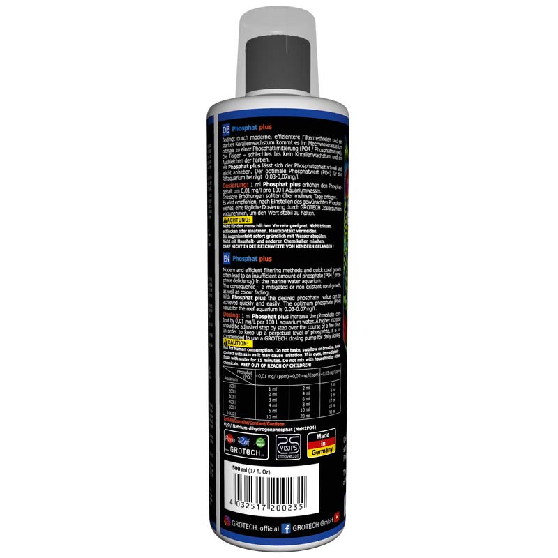 Grotech Phosphat Plus zur schnellen Erhöhung des Phosphatwertes