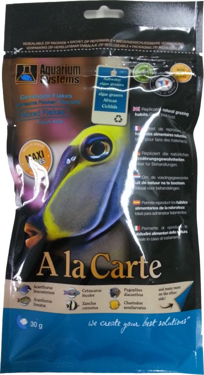 Aquarium Systems Ala Carte Mixed Flakes 30g