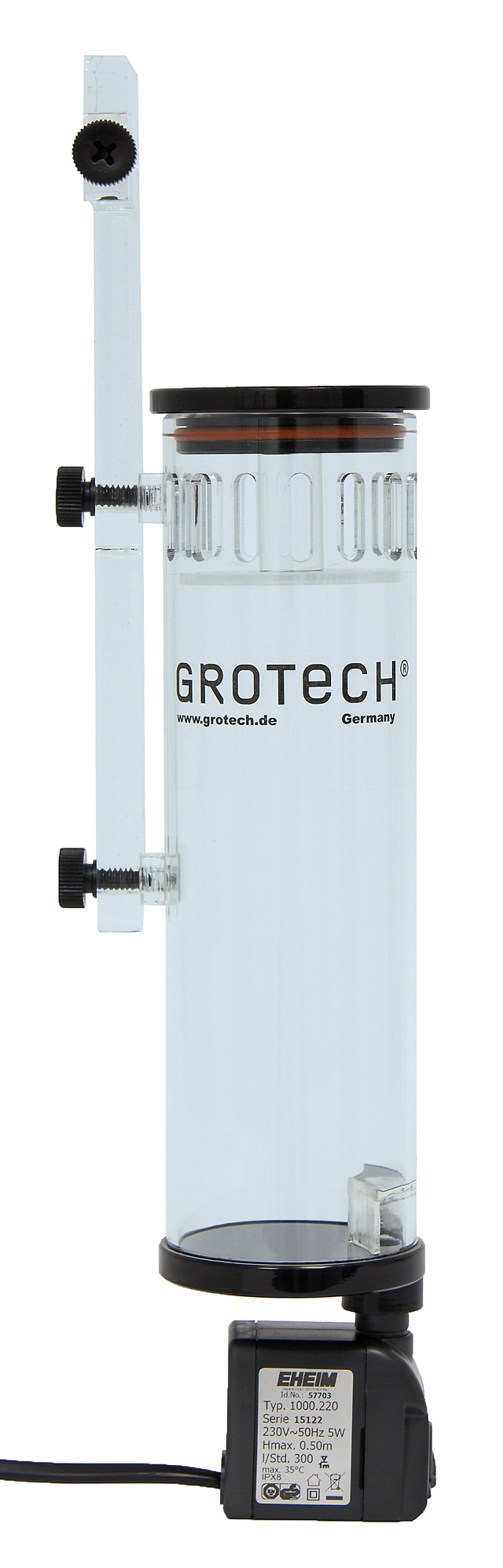 GroTech BioPellet Reaktor intern für den Filtersumpf