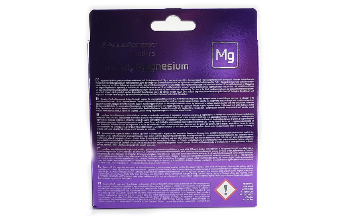 Aquaforest Magnesium (Mg) Test Kit